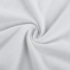 Top bianco senza maniche con stampa WET